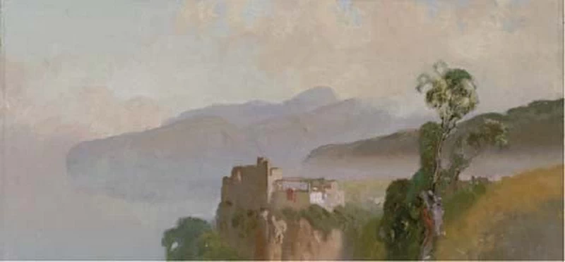 Un'antica fortezza che domina la costiera sorrentina